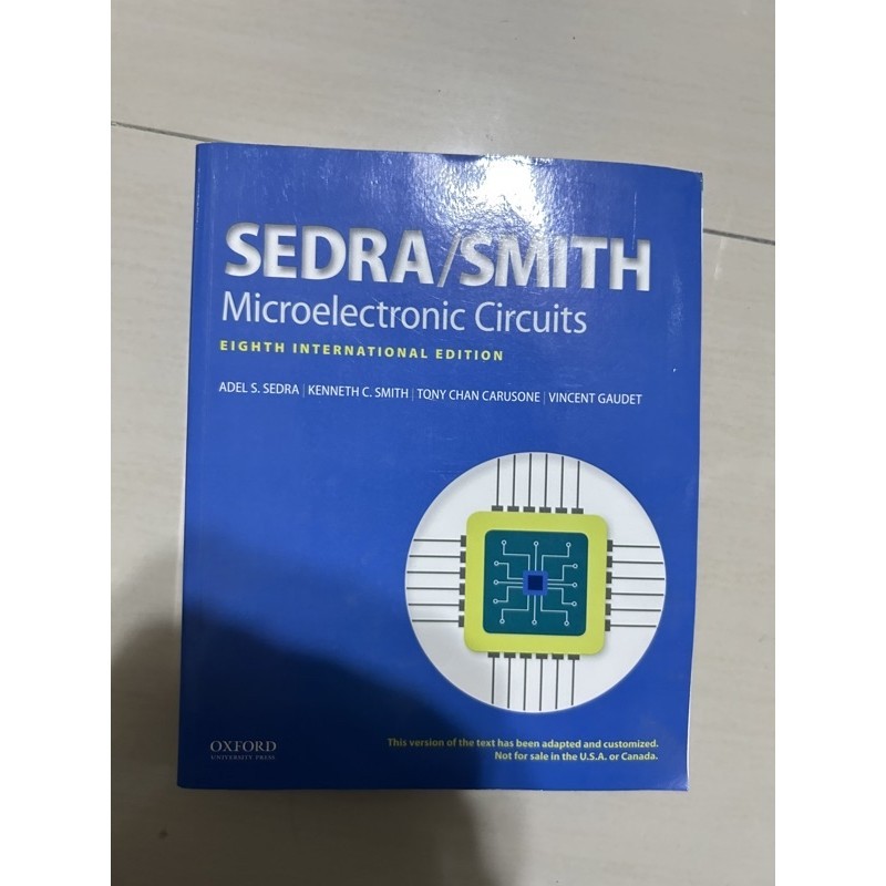 Sedra/Smith Microelectronic Circuits 8/e international 9成新