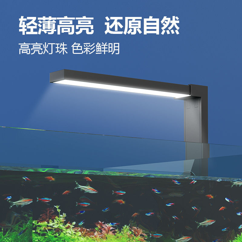 【免運】魚缸燈 水草燈 水族燈 魚缸燈led燈防水超亮小型迷你USB水草燈桌面圓形魚缸燈養魚照明燈