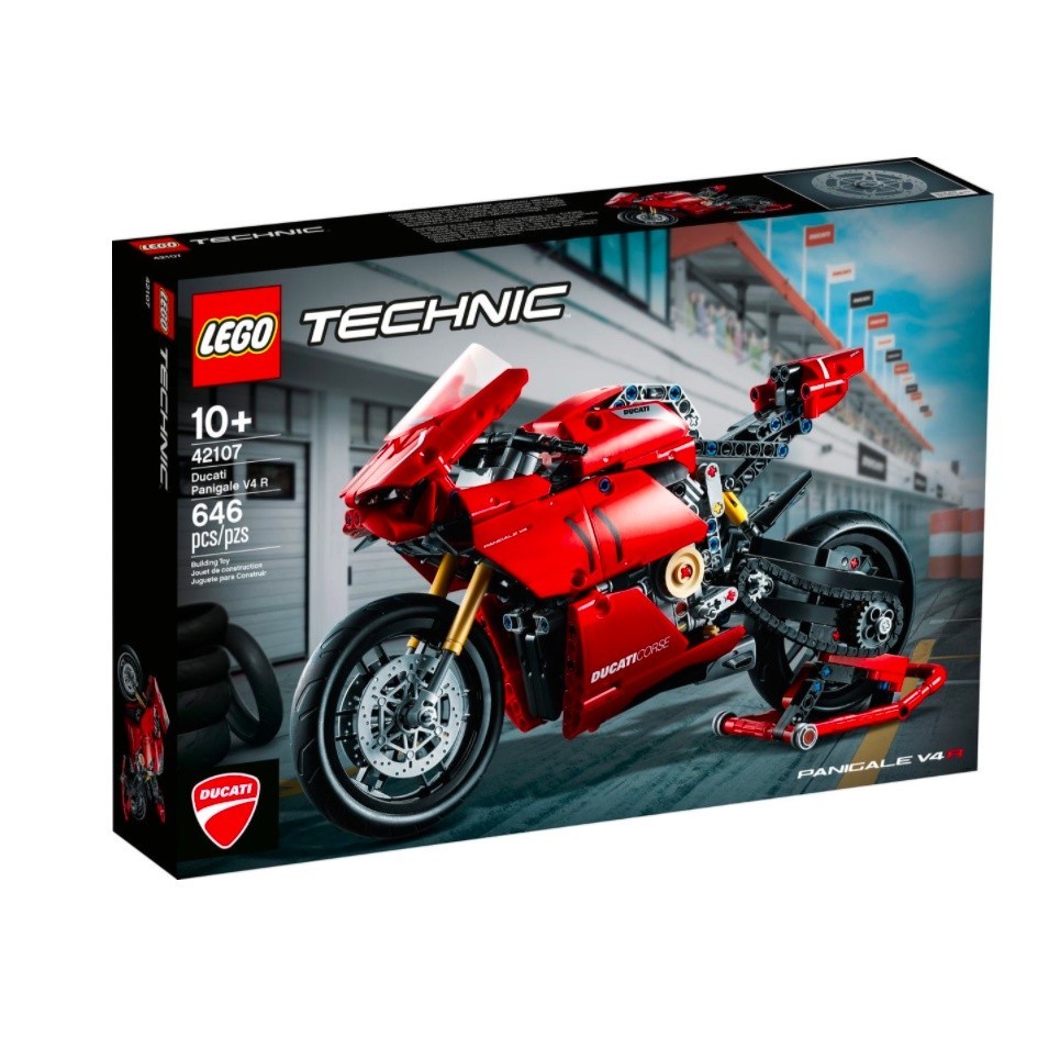 『現貨』LEGO 42107 Tech-Ducati Panigale V4 R    盒組    【蛋樂寶樂高館】