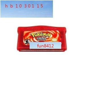 熱銷&NDSL NDS GBM GBASP GBA游戲卡帶 口袋妖怪 火紅 英文&免運
