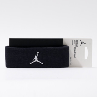 Nike Jordan DRI-FIT 黑色 單⾊頭帶 運動 休閒 頭帶 JKN00010OS