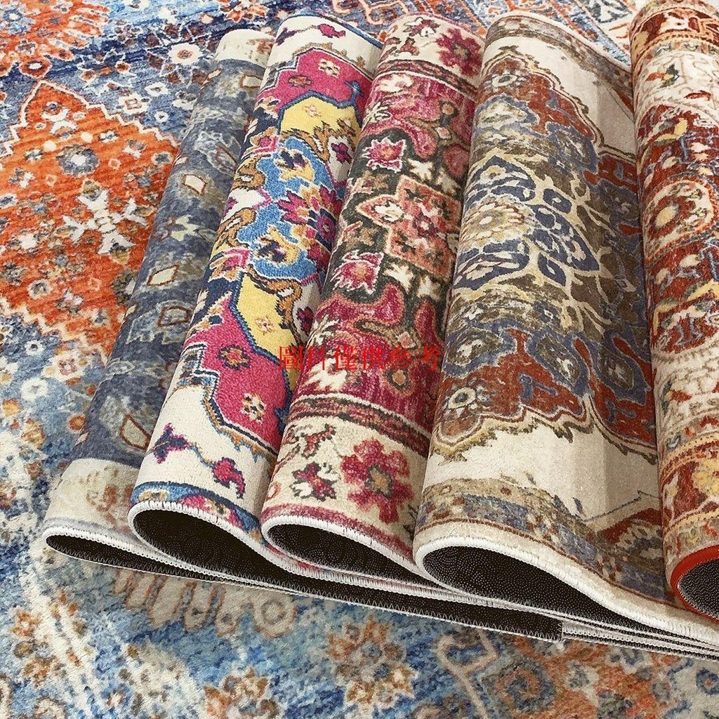 🔥精品推薦¤美式地毯客廳波斯茶幾地墊土耳其北歐民族風民宿臥室耐臟加厚