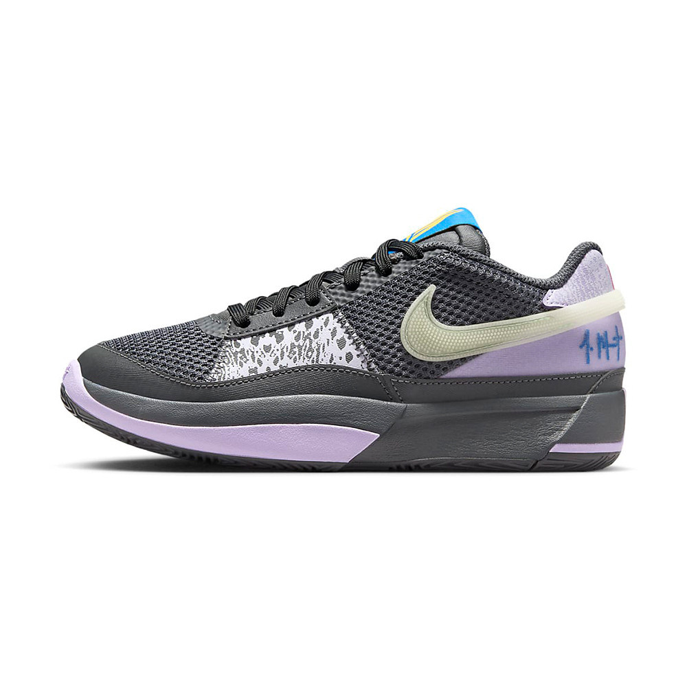 Nike JA 1 大童 灰黑紫 喬丹 運動 包覆 緩震 氣墊 籃球鞋 DX2294-002