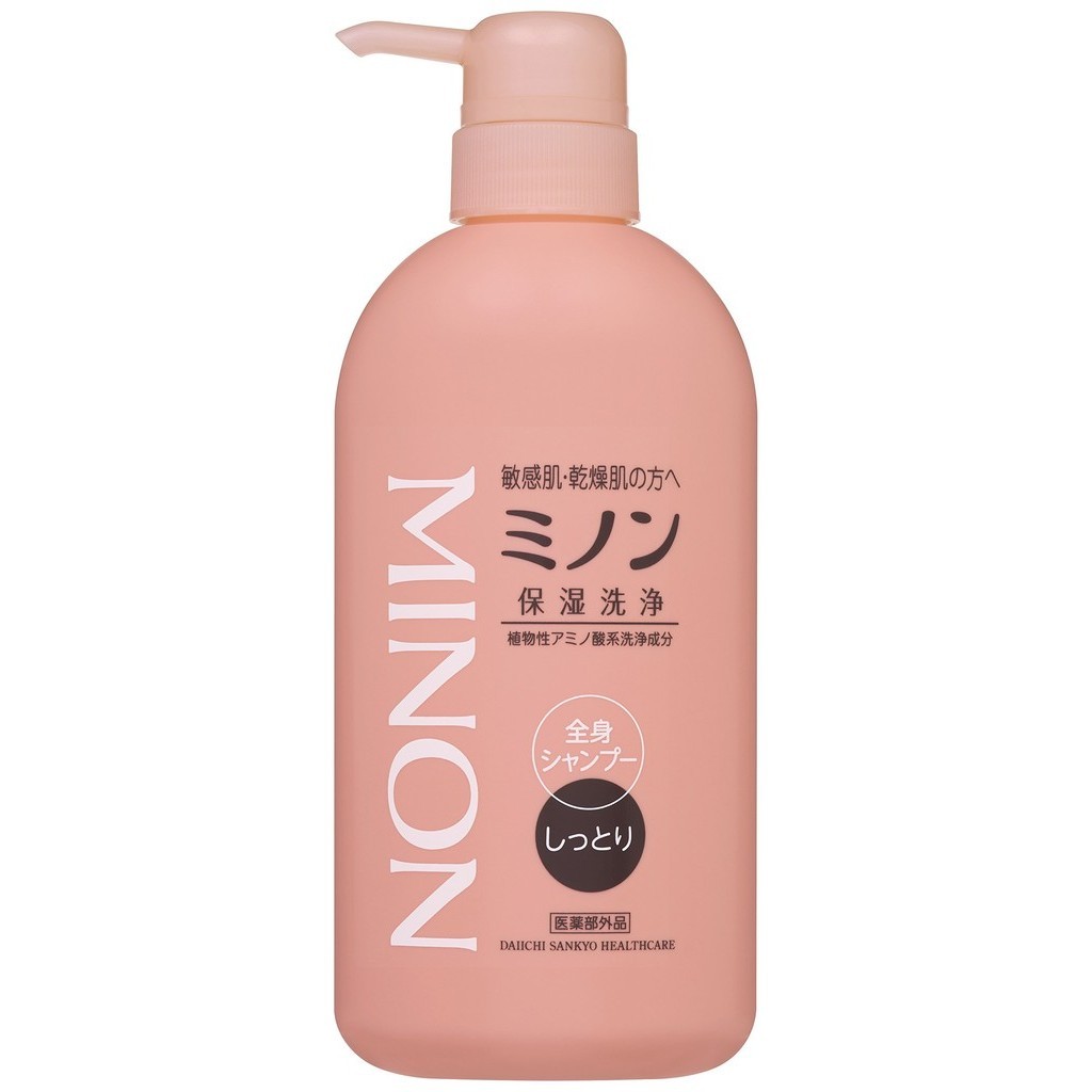 直接從日本 MINON [Quasi-drug] 全身洗髮水保濕型 450ml （x 1）