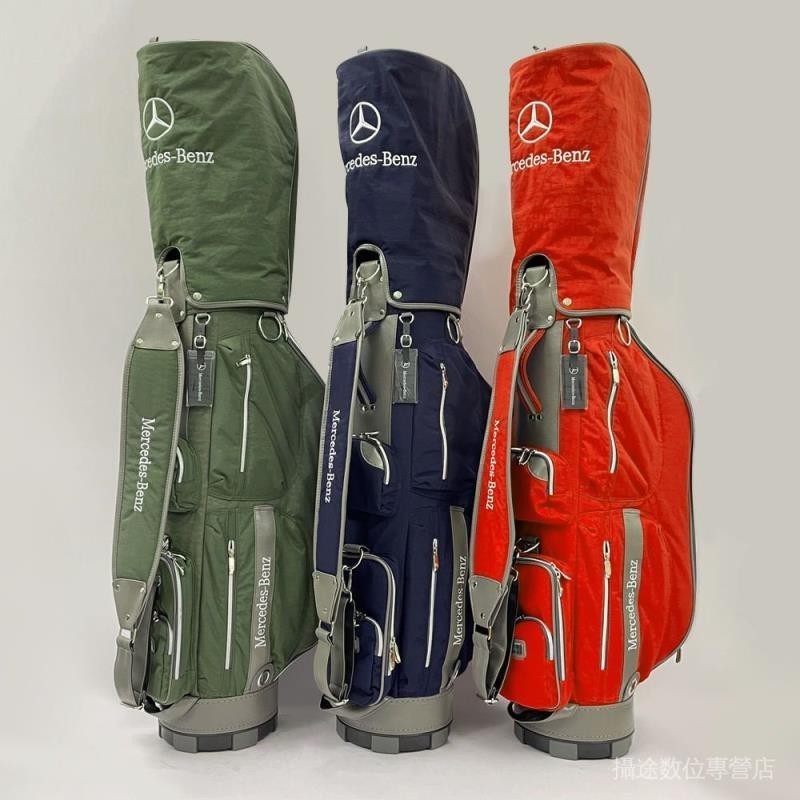 【台湾出货】新款Bercedes-Benz賓士高爾夫球包支架包雙肩背 輕便男球杆袋超輕