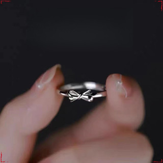 蝴蝶結戒指 925純銀戒指 開口戒指 造型戒指 個性戒指 氣質戒指 韓國戒指 戒指女生 閨蜜戒指 食指戒指 飾品 IP4