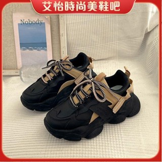 艾怡時尚厚底老爹鞋女2024年春秋新款增高特價休閑運動鞋子復古韓版ins潮女鞋 休閒鞋 增高鞋 運動鞋