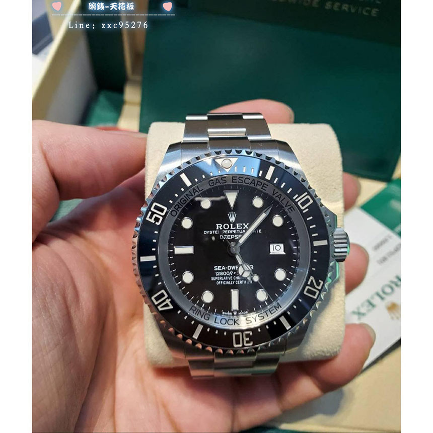 勞力士 126660 黑面 深海 水鬼王 Rolex Deepsea腕錶