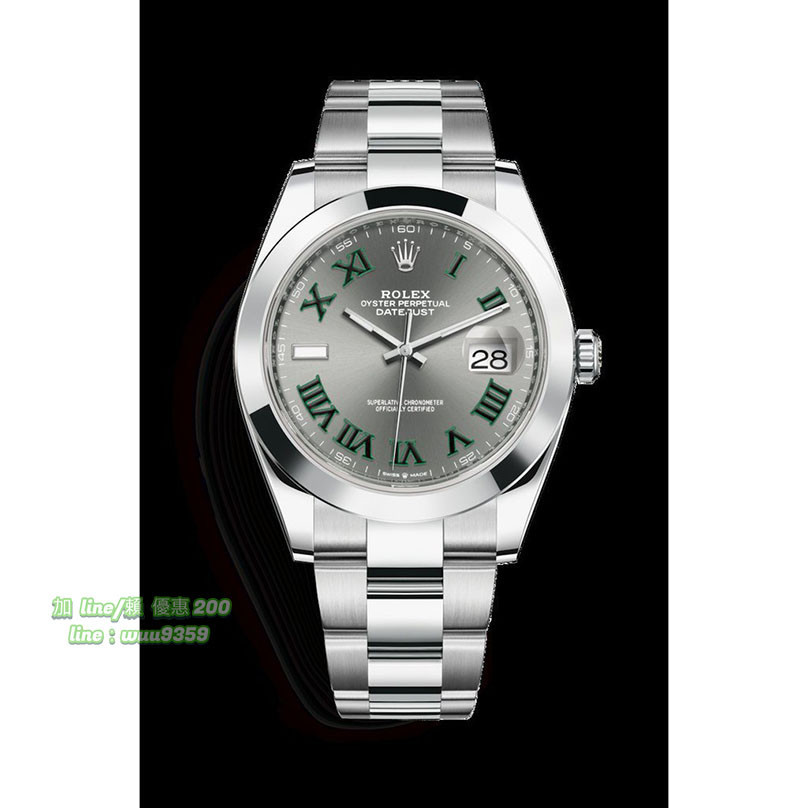 Rolex 勞力士 蠔式 DATEJUST II (2018年款式) 41MM 綠羅馬字 126300