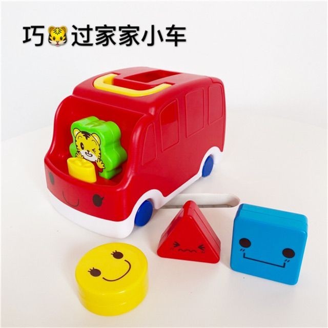 巧虎 月齡 玩具 紅色 大汽車 認知 形狀 /顏色 15月齡 玩具 巧虎 收納盒