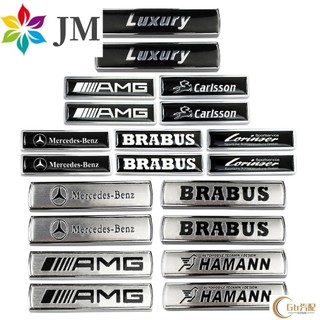 適用於賓士2個AMG Carlsson Brabus金屬汽車貼紙W212 GLB S350 C118 A250