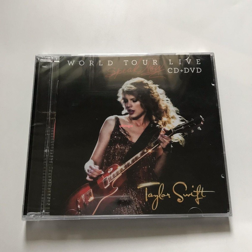 CD 泰勒 Taylor Swift Speak Now - World CD+DVD 現場專輯＆全新塑封專輯