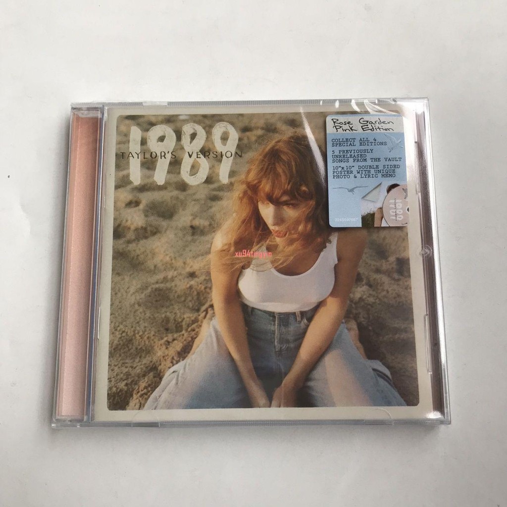 泰勒 霉霉 Taylor Swift 1989 Taylor's Version CD 內含海報 粉＆全新塑封專輯
