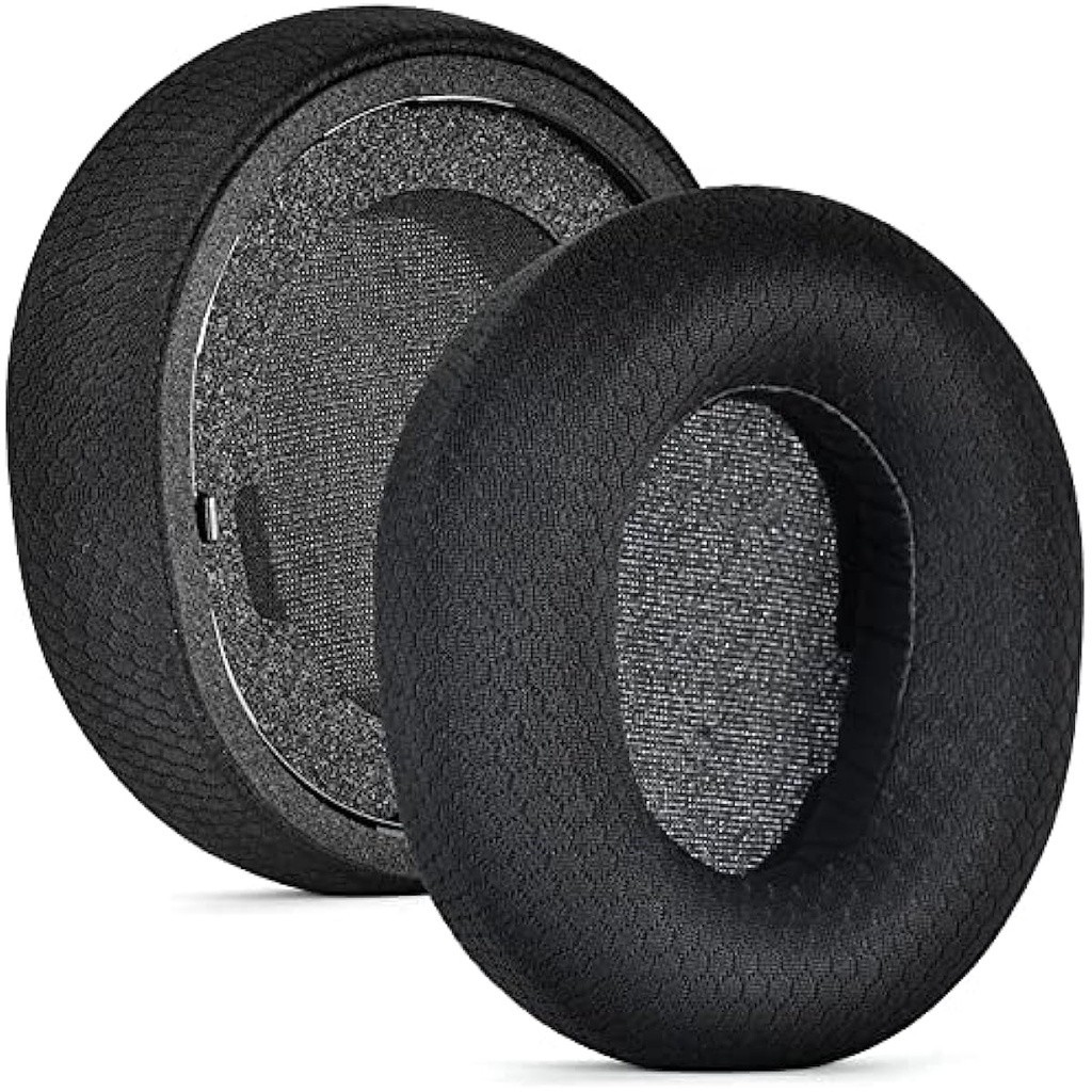 ☭✸透氣網布耳罩適用於 Steelseries Arctis Nova Pro 無線遊戲耳機 寒冰新星耳機套 帶卡扣 一