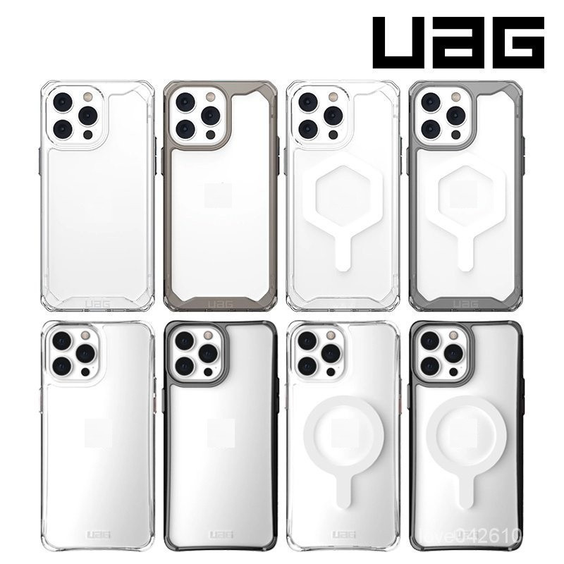 UAG 手機殼 透明冰晶 適用 iPhone 11 i15 pro i13 i12 i14 plus 保護殼 軍規防摔