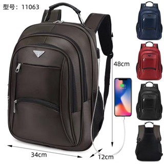 Yelly's~Shop背包男大容量雙肩包可充電USB商務電腦包休閒背包初高中學生書包