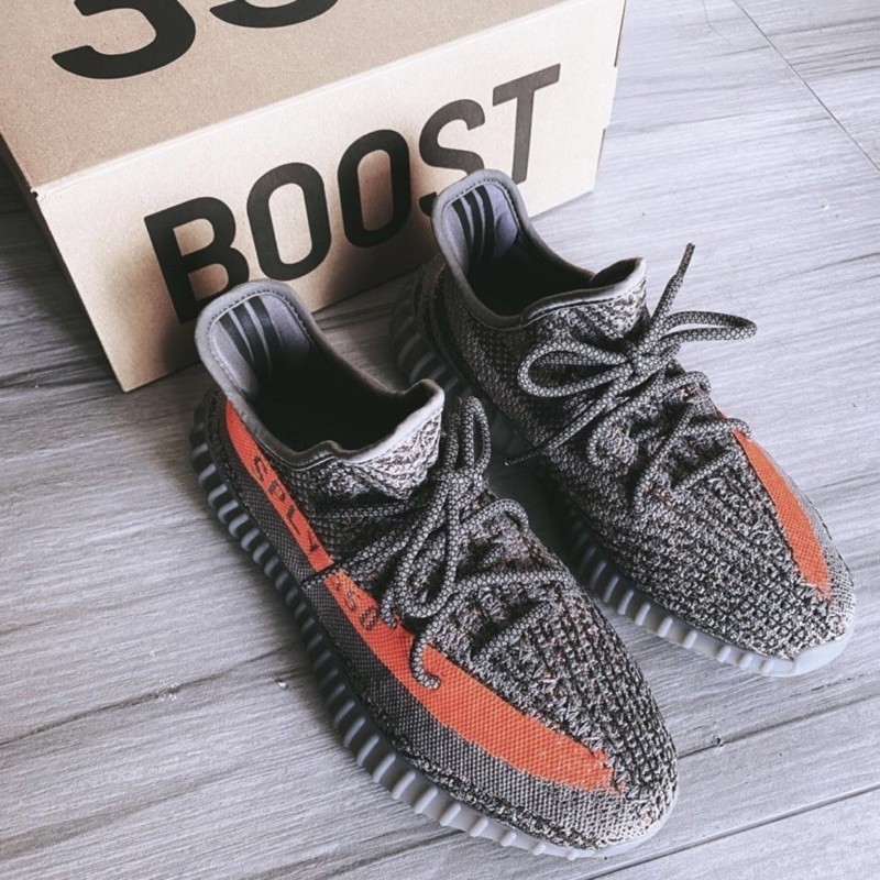 Adidas YEEZY 350 V2 "Beluga Reflective" 灰橘 反光 GW1229