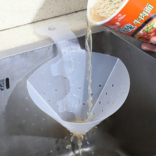 【現貨】新款優惠廚房水槽瀝水過濾網帶吸盤自立式垃圾瀝水袋可折疊防堵隔油網漏鬥