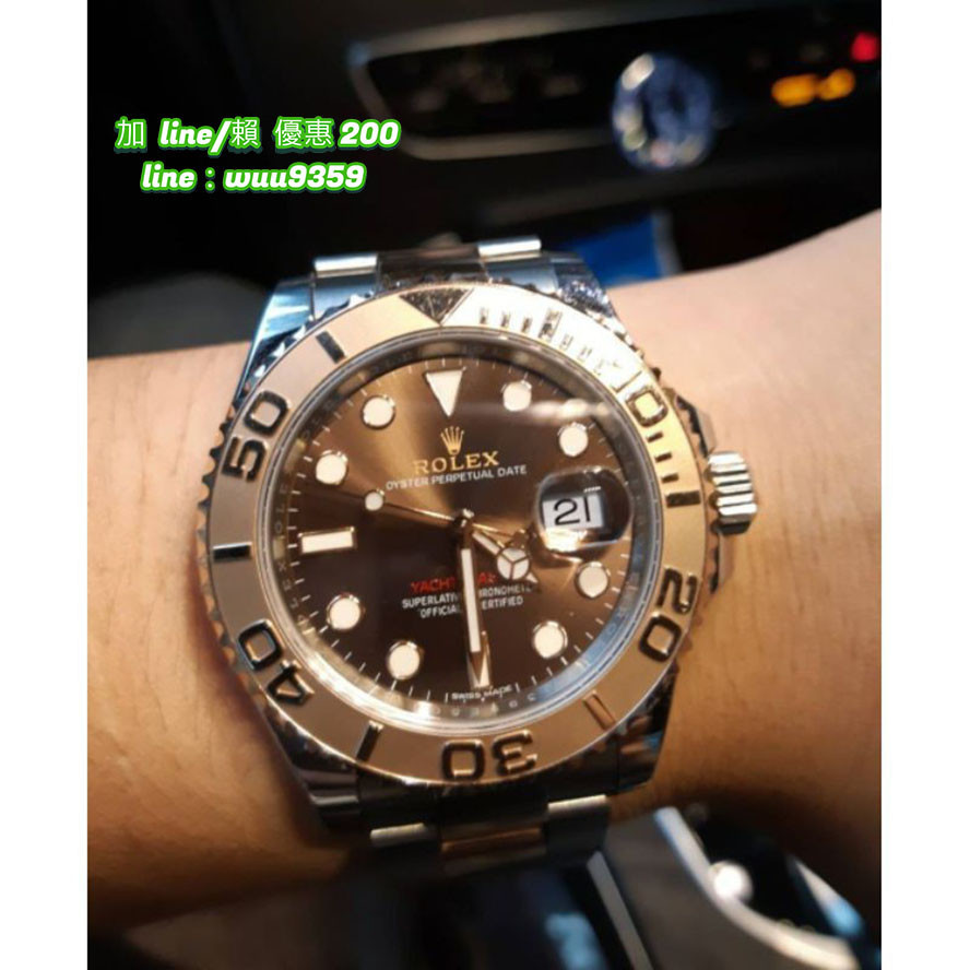 勞力士 116621 🍫面 Rolex 粉紅遊艇 玫瑰金 巧克力面 遊艇 Yacht-master 停產