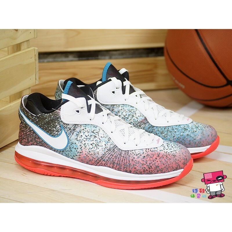 {正品}NIKE LEBRON 8 VIII V/2 LOW QS 藍彩 邁阿密之夜 限量復刻 DJ4436-100