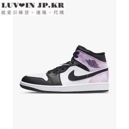 Air Jordan 1 Mid Zen Master 喬丹紫色 渲染 炫彩 星空 高幫籃球鞋DM1200-001男鞋