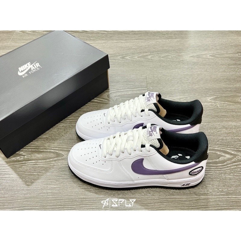 【代購】Nike Air Force 1 Hoops 白紫 休閒鞋 DH7440-100