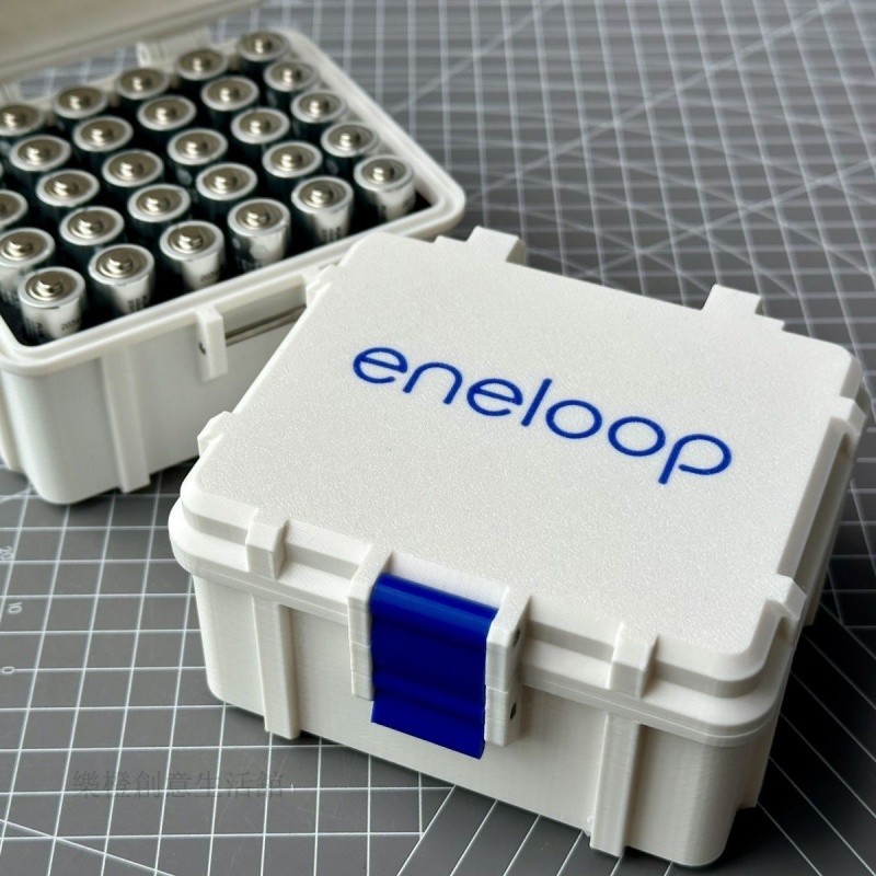 桃園出貨🚚愛樂普eneloop 5號充電電池收納盒5號AA7號AAA電池盒3D打印