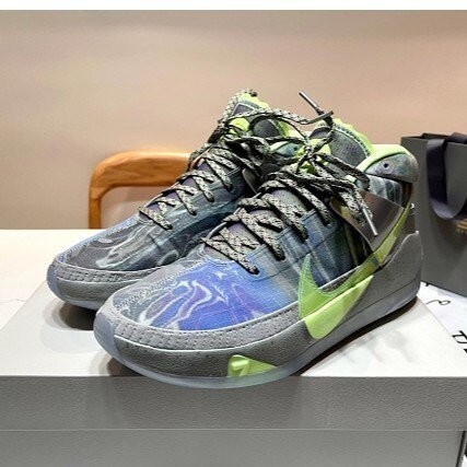 Nike KD13 EP 玩轉未來 全明星 冰藍綠 實戰籃球 運動 CW3157-001 慢跑鞋