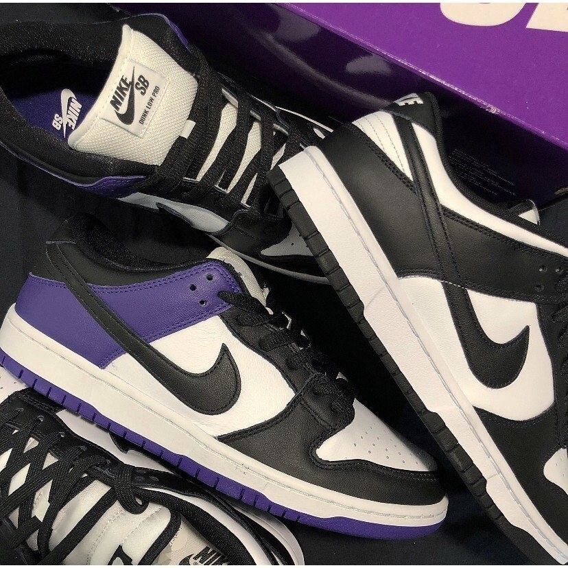 Nike SB Dunk Low Pro "Court Purple" 黑紫 BQ6817-500 慢跑鞋