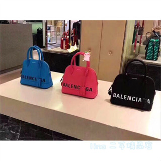 精品現貨 Balenciaga 巴黎世家 經典 Ville 大LOGO 貝殼包 手提 斜背包