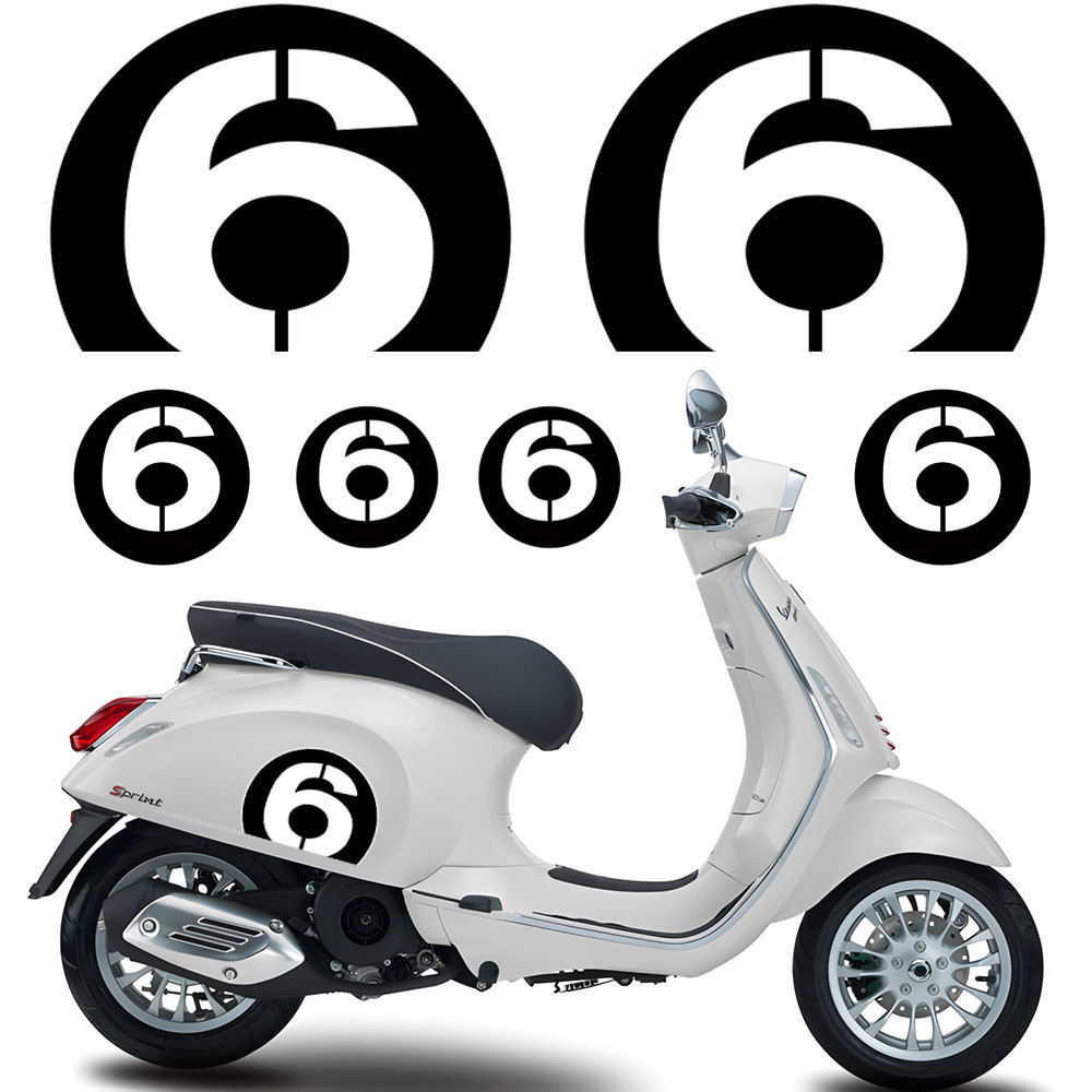 免運 反光摩托車機車改裝貼紙防水車貼適用於Vespa Sprint Primavera GTS300 S125 LX L