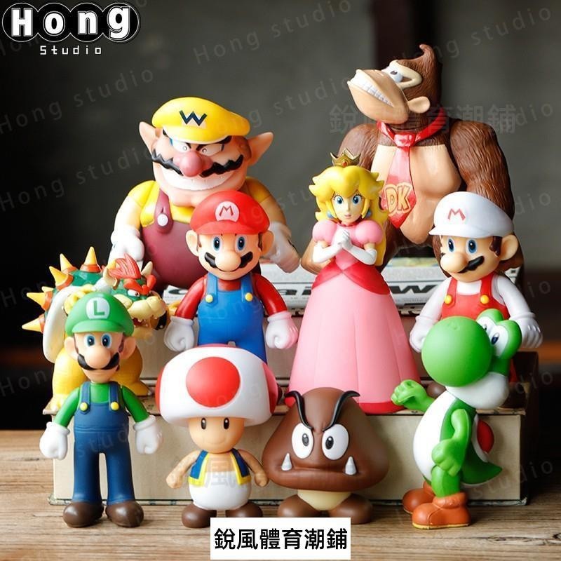 ✨台灣熱賣✨任天堂Switch瑪利歐公仔 Super Mario 超級瑪莉歐 馬里奧 馬力歐兄弟玩具瑪麗歐交換