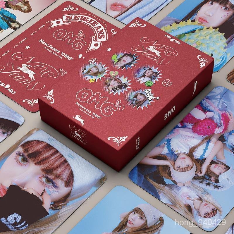 【新店開張】NEW JEANS OMG應援專輯海報LOMO卡 2023韓流女團5 拍立得照片 錢包小卡 畢業禮物 偶像週