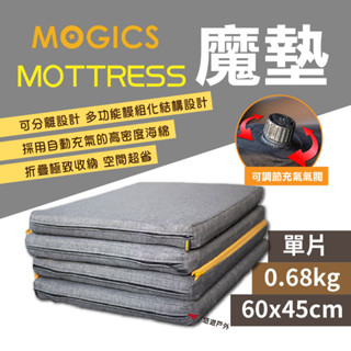 【MOGICS】MOTTRESS魔墊 床墊 坐墊 自動充氣 車墊 多用途 收納 野炊 露營 悠遊戶外