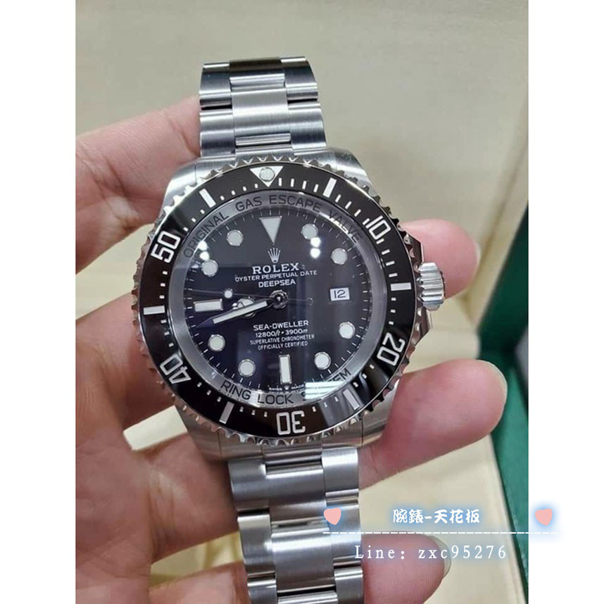 勞力士 126660 水鬼王 Rolex Deep Sea 黑水鬼 非 116610 Ln 116660 Db腕錶