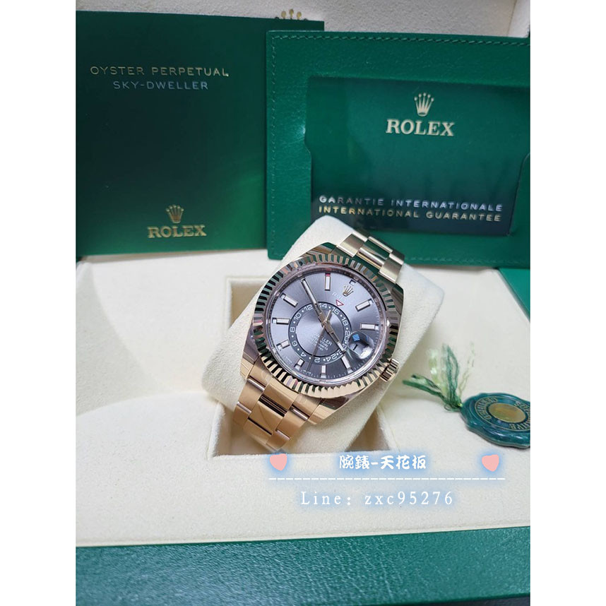 Rolex 勞力士 Sky Dweller 326935 灰面 天行者 326235 年曆 Gmt 面洽腕錶