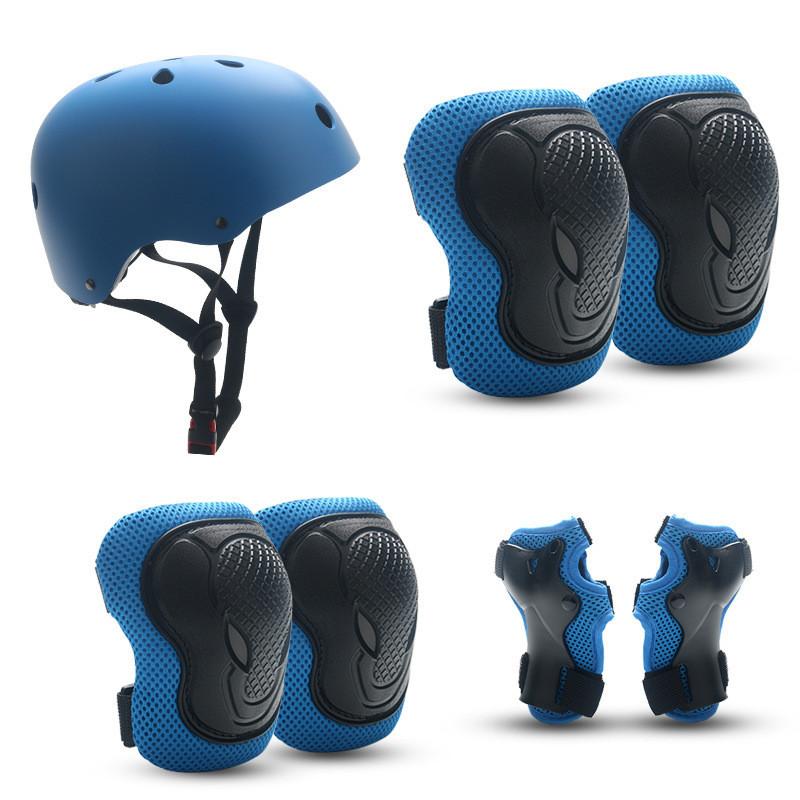 兒童輪滑護具 騎行頭盔套裝 平衡車護具 自行車滑板溜冰護具 運動護膝裝備 運動護具