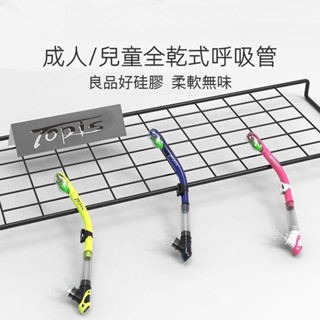 深潛 浮潛 專用 潛水呼吸管 乾式呼吸管 浮潛全乾式 呼吸管 浮潛神器 不進水 浮潛 自由潛水