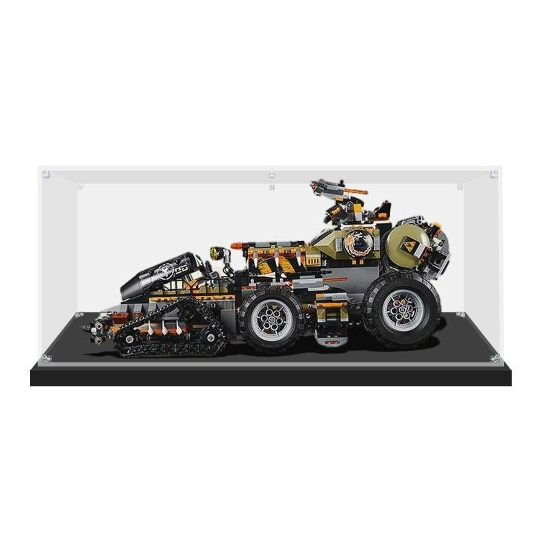 桃園寄出#適用樂高70654重型捕龍卡車亞克力透明展示盒玩具手辦防塵罩