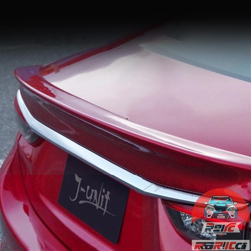 【台灣熱賣】Mazda6馬自達阿特茲尾翼 阿特茲改裝J-uNit款壓尾翼阿特茲大尾翼免打孔