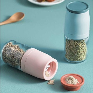 黑胡椒研磨器 調味瓶貝塔粗細可調陶瓷芯旋轉手動研磨器胡椒粉花椒歐芹碎調料撒料瓶 電動研磨器 海鹽研磨器 調味研磨