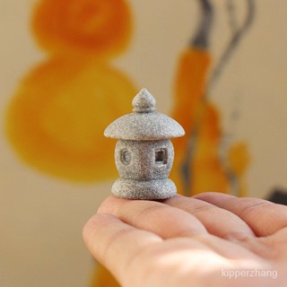 日本元素 日式 日本擺件 和風 桌麵小物 水族箱擺件 裝飾品 庭院仿古潮玩全套可愛小石燈網紅手工魚缸造景老式微景觀複古中