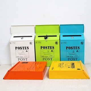 [優選]美式信箱 復古信箱 郵筒 郵箱 意見箱 套房信箱 鐵製信箱 傢用信箱 信件箱 掀蓋信箱 田園風信箱 可愛信箱