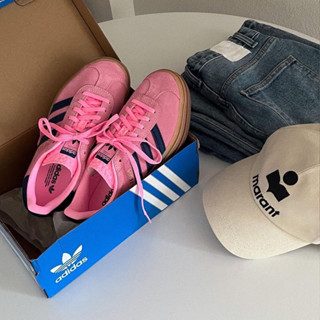 ADIDAS ORIGINALS GAZELLE BOLD 粉黑 亮粉 紫 焦糖底 厚底 H06122