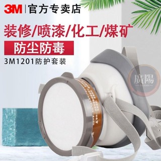 3M 1200防毒面具防塵口罩1201 1203 3301CN 3303CN防異味氣體化工消防面罩防工業粉塵噴漆用