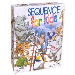 英文兒童sequence for kids 序列迷陣桌遊戲聚會策略花式五子棋 收藏品 桌遊