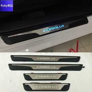 💙豐田 TOYOTA Corolla 11代 11.5代 ALTIS 汽車迎賓踏板 不銹鋼 門檻條 防刮護板 配