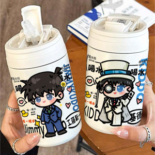 臺灣出貨 名偵探柯南大容量水杯 卡通保溫杯 灰原哀周邊保溫杯 高顏值 316不銹鋼 辦公桌面咖啡杯3J 飲水杯 直飲杯