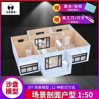 ✨桃園出貨 免運✨沙盤建築模型材料包室內剖面戶型圖套裝組合diy手工製作材料1:50