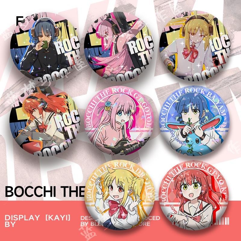 孤獨搖滾周邊🎁孤獨搖滾后藤一里徽章吧唧動漫周邊山田涼喜多郁代鐳射馬口鐵禮物 動漫周邊 山田涼周邊